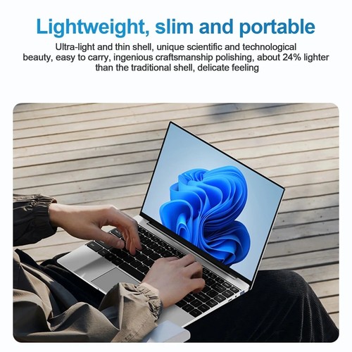 Laptop Ultra Slim 14,1" RAM 16GB SSD 2TB FULL HD Intel N3700 Windows 11 Pro - Bild 4 von 11