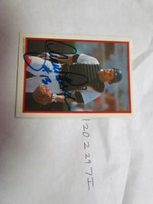 1984 Topps Lance Parrish SIGNED BASEBALL CARD 