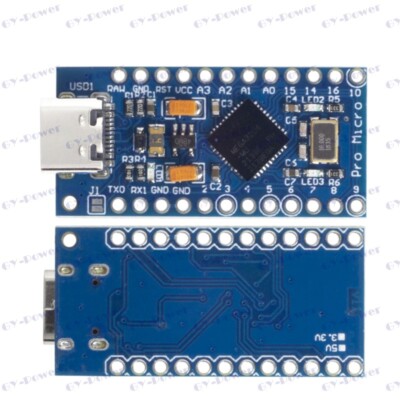 1PCS Nano Pro Micro Atmega32U4 Compatible Board for Arduino Type-C USB
