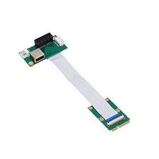 Mini PCI-E to PCI-E Express 1X Extension Cord Adapter Card with USB Riser Card