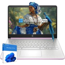 HP 14" Laptop computer UpTo 3.6GHz Intel N150 Win11Pro  UpTo 16GB RAM 384GB UFS