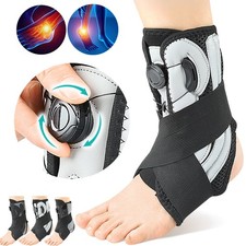 Ankle Brace for Sprained Ankle Metal Splint Support Injury Recover Stabilizer