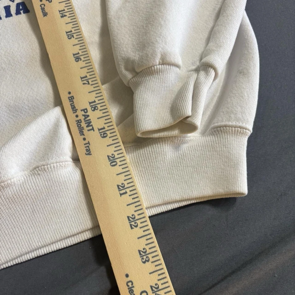 Sudadera De Colección Embajada Americana - Hecha en Estados Unidos Bulgaria Cuello Redondo Blanca Para Hombre M Foto 3 de 4