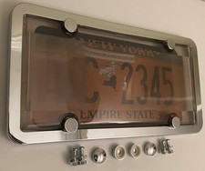 3rd Gen. Phantom Tag Protector Tinted License Plate Cover Chrome Frame Wbolts 3rd Gen. Phantom Tag Protector Tinted License Plate Cover Chrome Frame Wbolts