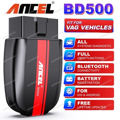 ANCEL BD500 Automotive All System Scanner BT Code Reader OBD2 Diagnostic Tool