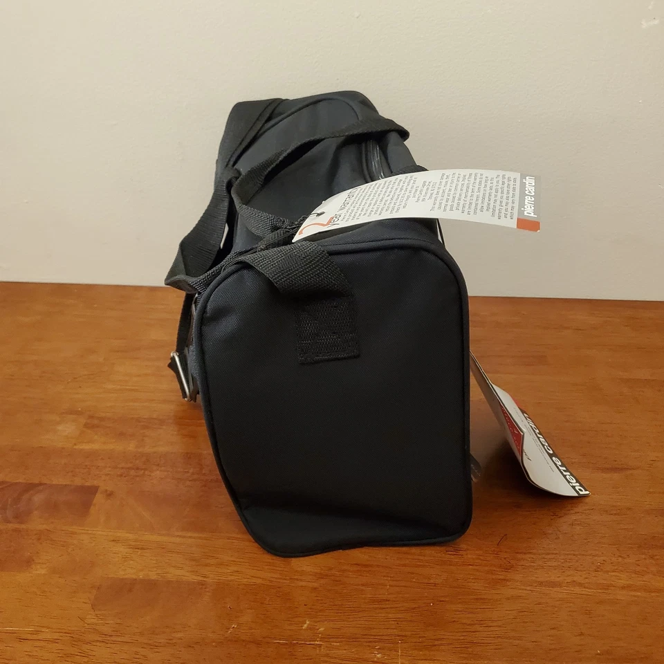 Pierre Cardin Travel Bag Randa Luxury Luggage Black Crossbody Strap RARE - Image 3 of 4