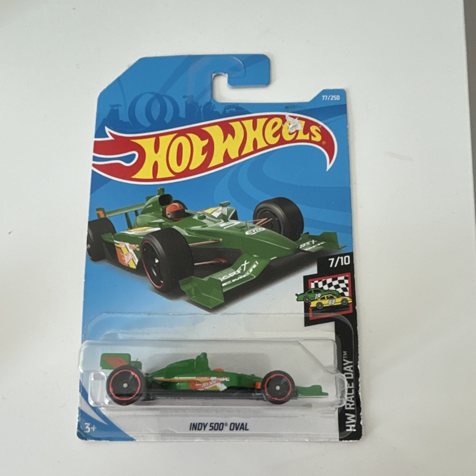 Hot Wheels Indy 500 Oval HW Race Day 1:64 Diecast Green Orange Black