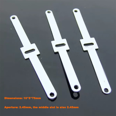 75mm Slotted Metal Tie Rod 105752B DIY Robot Chassis Connection Hardware