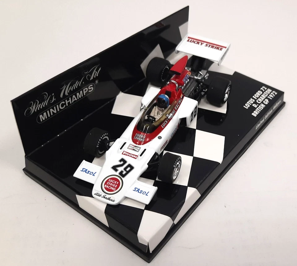Lotus 72D / D. Charlton - British GP 1972 / MINICHAMPS 400 720 029 / 1:43 - Bild 2 von 4