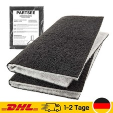 2/1x Universal Aktiv-Kohlefilter Doppel Fettfilter Dunstabzugshaube Zuschneidbar
