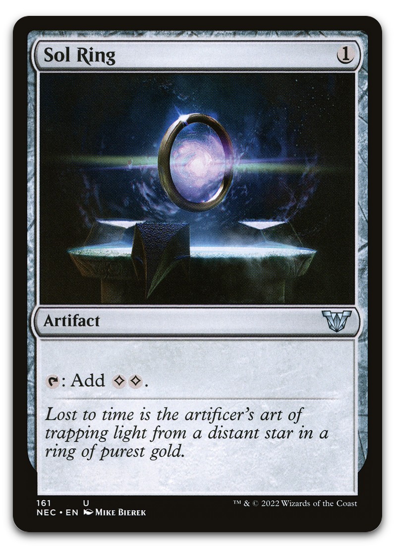Sol Ring #161 (NM) Kamigawa Neon Dynasty NEC Magic MTG