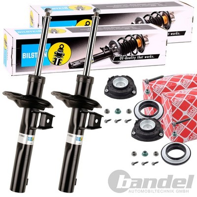 2x BILSTEIN B4 STOßDÄMPFER + DOMLAGER VORNE für VW GOLF 7 A3 8V LEON 5F OCTAVIA
