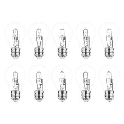 Modee E27 Halogen Lampe A55 52W 815lm 2700K Warmweiß Dimmbar 10 Stück