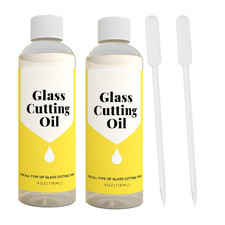 2PCS Glass Cutting Oil 4 Ounces, Suitable for All Glass Cutting Tools, Used for