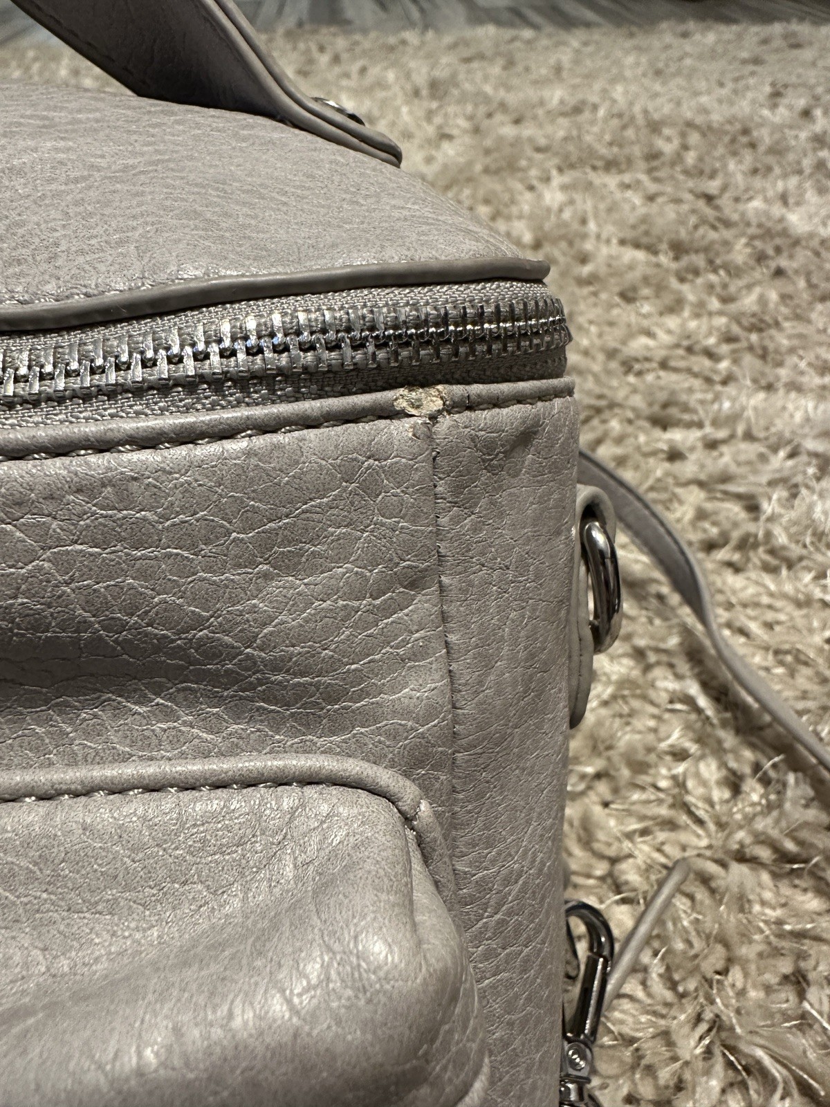 Urban Expressions Gray Mini Backpack / Convertibl… - image 9