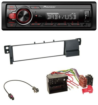 Pioneer MP3 1DIN DAB USB AUX Car Stereo for BMW 3 Series E46 (Quadlock)