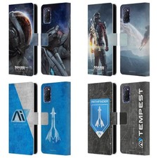 FUNDA LIBRO DE CUERO CON GRÁFICOS EA BIOWARE EFECTO MASIVO ANDROMEDA PARA TELÉFONOS OPPO