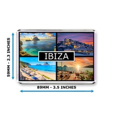 Ibiza - Jumbo Fridge Magnet - Exclusively By Mashed Designs