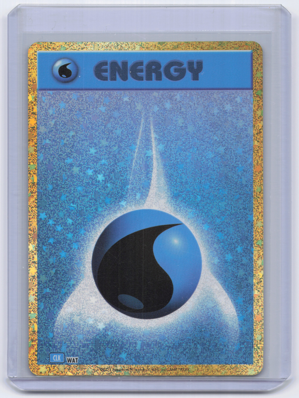 Basic Water Energy Holofoil  Pokemon TCG Classic: Blastoise 033 NM