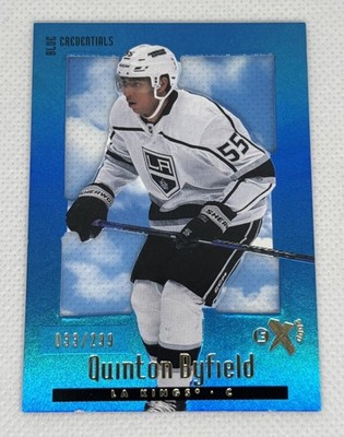 2023-24 Skybox Ex2000 - Quinton Byfield #78 Blue Credentials /299