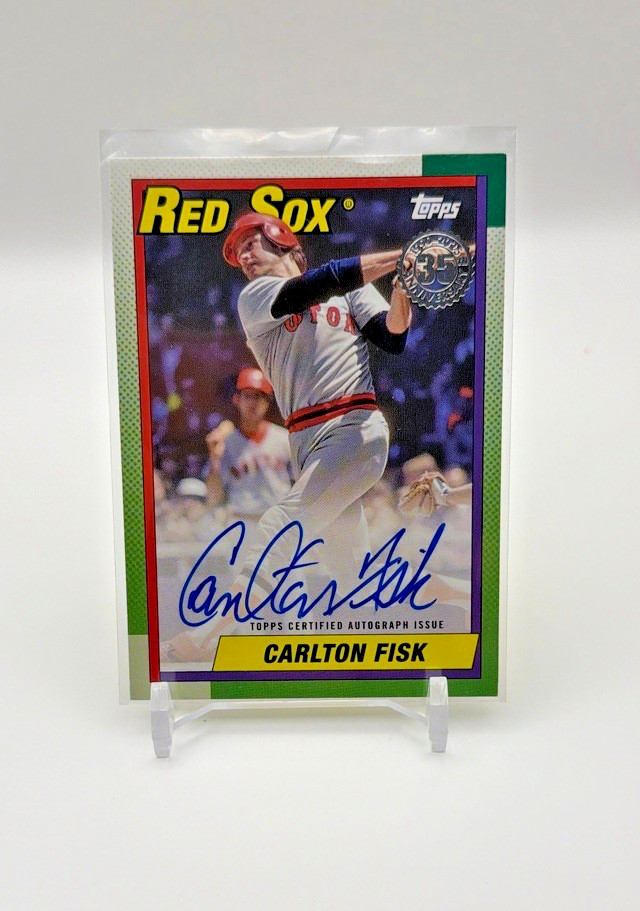 Carlton Fisk #90AU-CF 2025 Topps 1990 Topps Baseball Autographs Series One