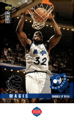 1995-96 Collector's Choice #339 Shaquille O'Neal Player's Club