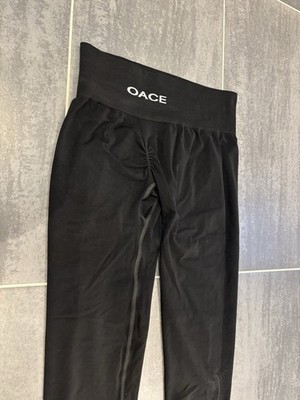 Oace Tight Leggings Scrunch Grösse L Schwarz