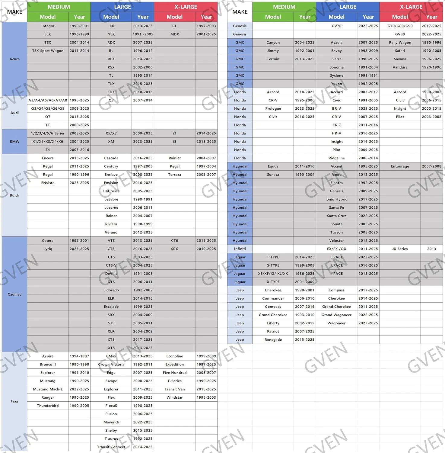 Gven Windshield Sun Shade, 2025 Car Shade Large (Universal Fit), Grey