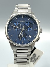 Hugo Boss Dapper Chrono Blue Dial Mens Watch|...