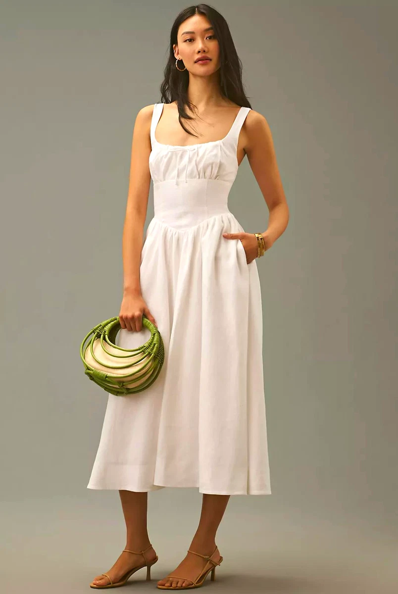 reformation white dress sale Balia Linen Sleeveless in The dress is sleeveless. Reformation White Dresses | Nordstrom