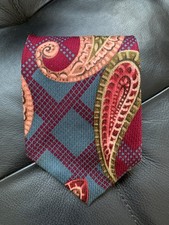 KRIZIA UOMO Silk Tie Necktie 4"x58" Made in Italy