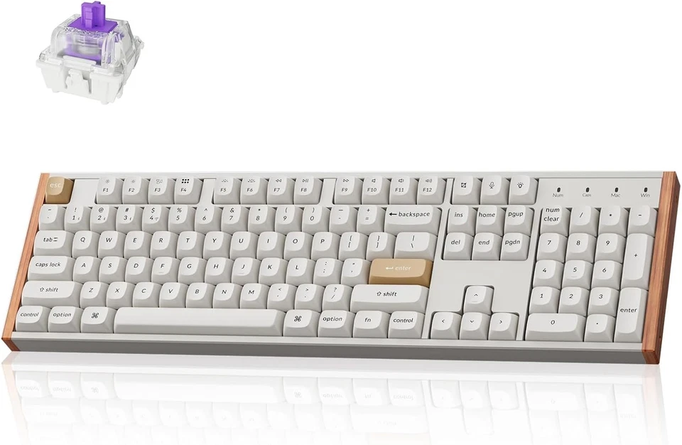 Keychron - K10 HE 100% Custom Hall Effect Mechanical Gaming Keyboard White - Image 2 of 4