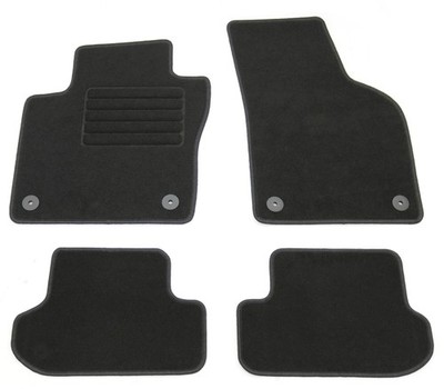 Fußmatten Set für VW Beetle 5C 2011-2018 Autoteppiche mit 100% Passform Schwarz