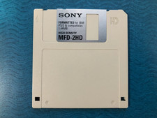 9 SONY 3.5 HD FLOPPY DISC MFD 2HD 1.44MB DISKETTES