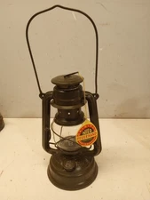 NIER Lantern Nr.270 Feuerhand Firehand Made In Germy  Kerosene Mint Olive Green