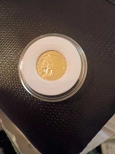 U.S. 1908 Indian Head Five Dollars Gold Coin Half Eagle $5