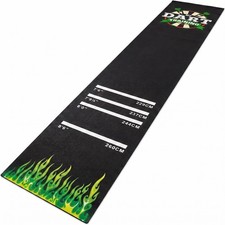 Shgxjjnb Dart Mat with Throw Line, Non-Slip Oche 300X60cm, Black