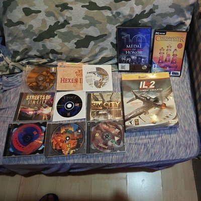 Lot Of 12 Classic Vintage Windows PC Computer Games CD-ROM!
