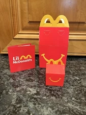 2025 LIL McDONALD'S  MINIATURE KIDS HAPPY MEAL TOYS Happy Meal Box