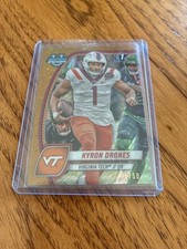 2024 Bowman Chrome University Kyron Drones #119 Gold Shimmer /50