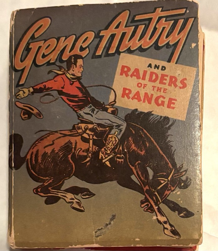 VINTAGE BIG LITTLE BOOK GENE AUTRY COLLECTIBLE EPHEMERA “RAIDERS OF THE RANGE”