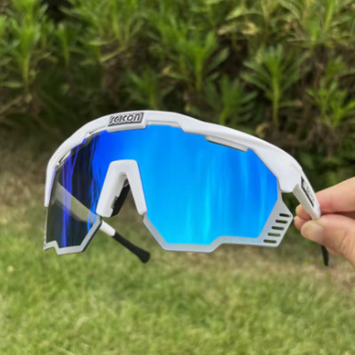 Fahrrad Sonnenbrille für Herren Sport mit UV400 Schutz Winddicht