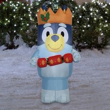 Bluey Christmas Inflatable 3.5 FT Lighted Dog Yard Decor Airblown Seasonal NEW