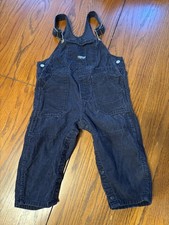 vtg osh kosh boys blue corduroy overalls 24 months