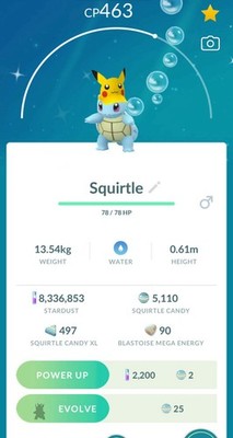 Shiny Visor Squirtle Go Fest Japan Registered Only Go