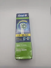New Oral B Cross Action Clean Maximizer XXL Toothbrush refill pack 8 Heads