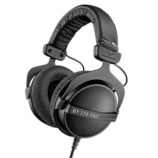 beyerdynamic DT 770 PRO, 80 Ohm, Closed Back, Over Ear, Wired 80 OHM, Black