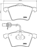 Bremsbelagsatz Scheibenbremse Hella Pagid 8DB 355 008-771 FüR VW T4 Transporter