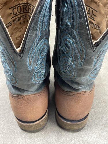 Corral Men's Blue & Brown A3504 Embroidered Leather Western Boots SZ 8.5D, Used - Bild 17 von 17