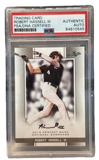 ROBERT HASSELL III signed (Washington Nationals) Perfect Game Card PSA 84610545